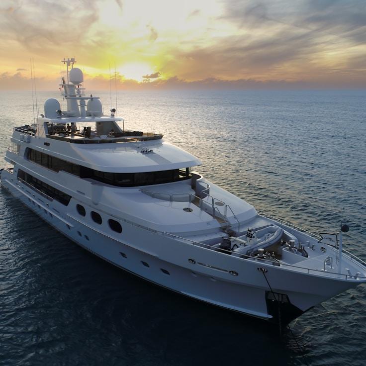 Luxury yacht lifestyle image